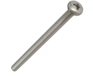 L28745 - HOPPE Spare Screw M5 x 80mm - Nickel&sol;Silver