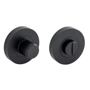 Click Here To Enlarge This Photo Of Eclipse 63291 Matt Black Linear Thumbturn & Release on Round Rose &lpar;Insignia Range&rpar;