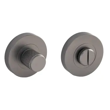 Click Here To Enlarge This Photo Of Eclipse 63286 Dark Bronze Knurled Thumbturn & Release on Round Rose &lpar;Insignia Range&rpar;