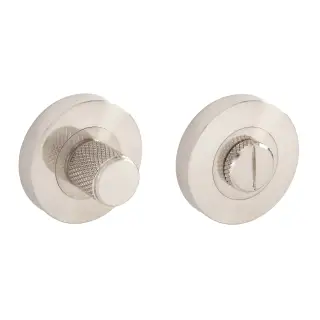 Eclipse 63282 Satin Nickel Knurled Thumbturn & Release on Round Rose &lpar;Insignia Range&rpar;