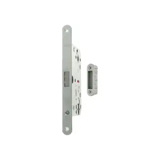 AGB2XTESC-ALU - AGB Polaris 2XT Magnetic Latch&sol;Euro Profile Sashlock 60mm Backset with strike plates for ALU doors - Satin Chrome