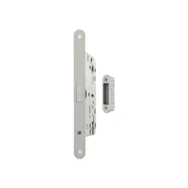 Click Here To Enlarge This Photo Of AGB2XTEWH-ALU - AGB Polaris 2XT Magnetic Latch&sol;Euro Profile Sashlock 60mm Backset with strike plates for ALU doors - White