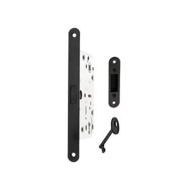 Click Here To Enlarge This Photo Of AGB2XTLK50MB - AGB Polaris 2XT Magnetic Latch&sol;Key Sashlock &lpar;50mm backset&rpar; - Matt Black