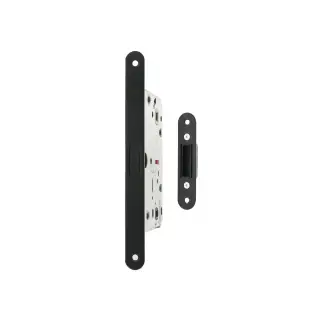 AGB2XTWC50MB - AGB Polaris 2XT Magnetic Latch&sol;Bathroom Lock &lpar;50mm backset&rpar; - Matt Black