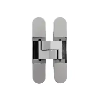 AGBH32HDSC - AGB Eclipse 3&period;2 Heavy Duty Adjustable Concealed Hinge - Satin Chrome &lpar;60kg per 2 hinges&comma; 80kg per 3 hinges&rpar;