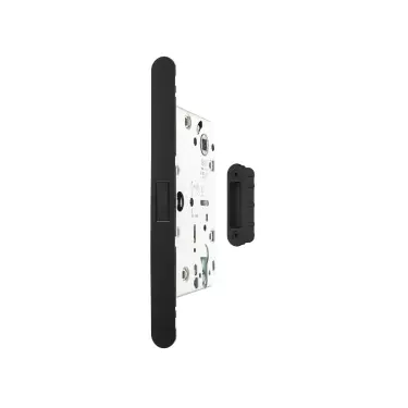 Click Here To Enlarge This Photo Of AGBMLEMB-ALU - AGB Revolution XT Magnetic Latch&sol;Euro Profile Sashlock 60mm Backset with strike plates for ALU doors - Matt Black