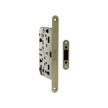 Click Here To Enlarge This Photo Of BON2XTWC60MAB - Bonaiti Polaris 2XT Magnetic Latch&sol;Bathroom Lock 60mm Backset - Matt Antique Brass