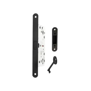AGB2XTLKMB - AGB Polaris 2XT Magnetic Latch&sol;Key Sashlock 60mm Backset - Matt Black