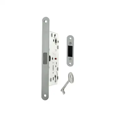 Click Here To Enlarge This Photo Of AGB2XTLKPC - AGB Polaris 2XT Magnetic Latch&sol;Key Sashlock 60mm Backset - Polished Chrome