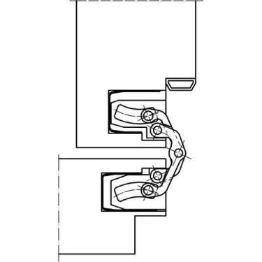 Click Here To Enlarge This Photo Of TE 240 3D Simonswerk TECTUS Concealed Hinge 155mm x 21mm &lpar;60kg&rpar;