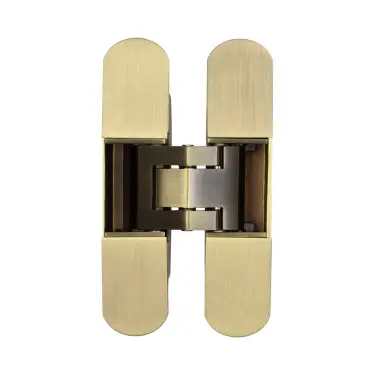 Click Here To Enlarge This Photo Of CH60AB Frelan Hardware Ghost 140mm Concealed Hinge Antique Brass
