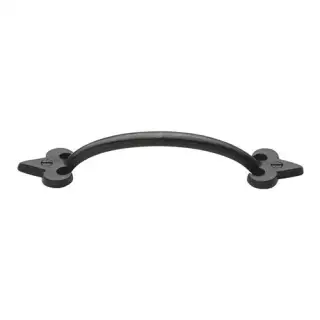 RDB1092 106 M&period;Marcus Rustic Dark Bronze Cabinet Pull Fleur-de-lys Design 102mm