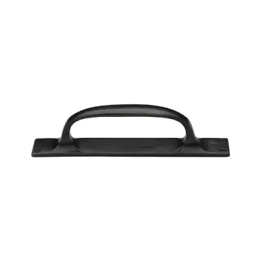 Click Here To Enlarge This Photo Of RDB1142 178 M&period;Marcus Rustic Dark Bronze Cabinet Pull Handle On Plate 178mm