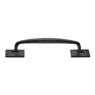 RDB1150 305 M&period;Marcus Rustic Dark Bronze Door Pull Handle Cranked 12"
