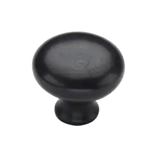 RDB117 32 M&period;Marcus Rustic Dark Bronze Cabinet Knob Round Design 32mm