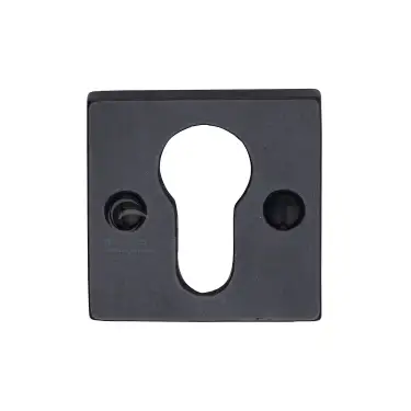 Click Here To Enlarge This Photo Of RDB158 M&period;Marcus Rustic Dark Bronze Euro Profile Cylinder Escutcheon