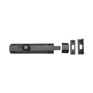 RDB1685 152 M&period;Marcus Rustic Dark Bronze Door Bolt Flat 6"