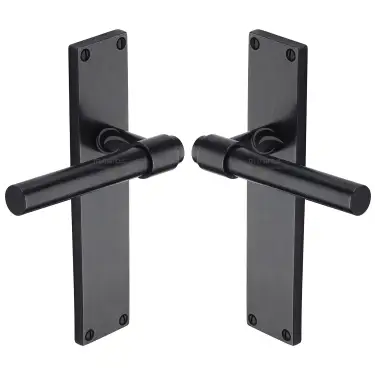 Click Here To Enlarge This Photo Of RDB23900 M&period;Marcus Rustic Dark Bronze Door Handle Lever Lock Fountain Design