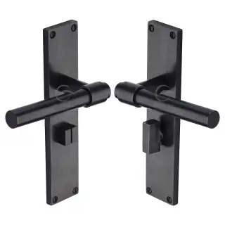 RDB23930 M&period;Marcus Rustic Dark Bronze Door Handle Bathroom Set Fountain Design