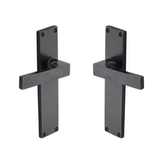 RDB3110 M&period;Marcus Rustic Dark Bronze Door Handle Lever Latch Cheswell Design