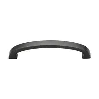 RDB3402 96 M&period;Marcus Rustic Dark Bronze Cabinet Pull D Shaped Design 96mm