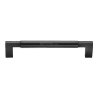 RDB346 305 M&period;Marcus Rustic Dark Bronze Door Pull Bauhaus Design 305mm