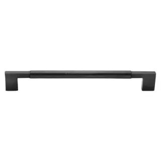 RDB346 457 M&period;Marcus Rustic Dark Bronze Door Pull Bauhaus Design 457mm