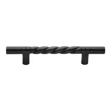 Click Here To Enlarge This Photo Of RDB349 305 M&period;Marcus Rustic Dark Bronze Door Pull Rope Design 305mm