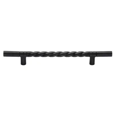 Click Here To Enlarge This Photo Of RDB349 457 M&period;Marcus Rustic Dark Bronze Door Pull Rope Design 457mm