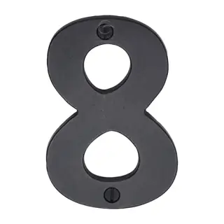 RDB351 8 M&period;Marcus Rustic Dark Bronze Numeral 8 Screw Fixing 76mm &lpar;3"&rpar;