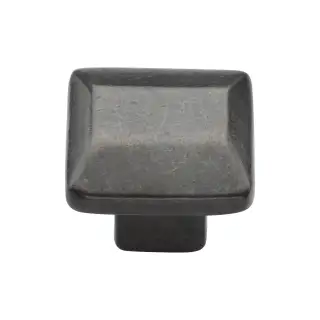 RDB3625 M&period;Marcus Rustic Dark Bronze Cabinet Knob Trapezoid Design 32mm
