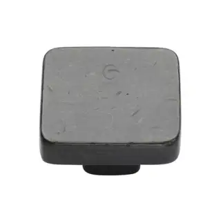RDB3674 38 M&period;Marcus Rustic Dark Bronze Cabinet Knob Square Design 38mm