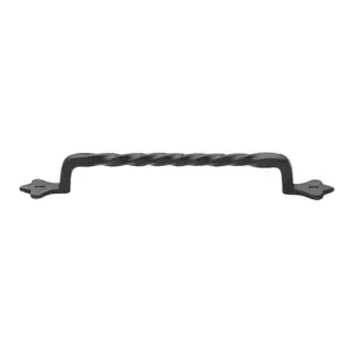 RDB370 251 M&period;Marcus Rustic Dark Bronze Cabinet Pull Twist Design 251mm