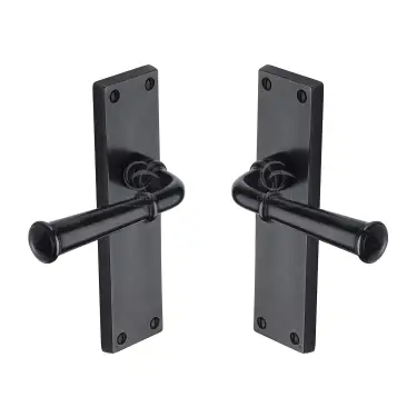 Click Here To Enlarge This Photo Of RDB3710 M&period;Marcus Rustic Dark Bronze Door Handle Lever Latch Ashfield Design