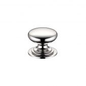 FCH01APN - Zoo Hardware Victorian Cupboard Knob 25mm dia&period; Polished Nickel