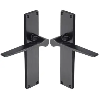 Click Here To Enlarge This Photo Of RDB41800 M&period;Marcus Rustic Dark Bronze Door Handle Lever Lock Gio Design
