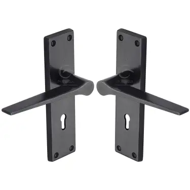 Click Here To Enlarge This Photo Of RDB41810 M&period;Marcus Rustic Dark Bronze Door Handle Lever Latch Gio Design