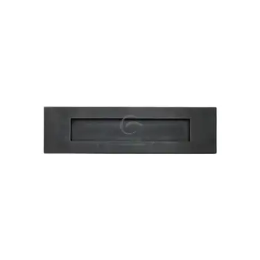 Click Here To Enlarge This Photo Of RDB467 343 M&period;Marcus Rustic Dark Bronze Letterplate 13 1&sol;2" x 3 2&sol;3"