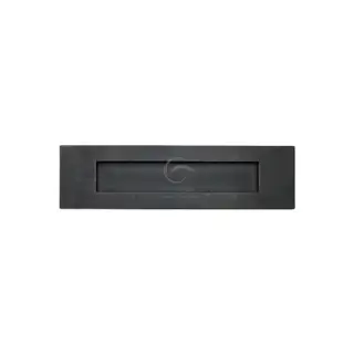 RDB467 343 M&period;Marcus Rustic Dark Bronze Letterplate 13 1&sol;2" x 3 2&sol;3"