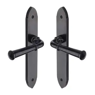 RDB4710 M&period;Marcus Rustic Dark Bronze Door Handle Lever Latch Hadley Design