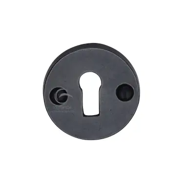 Click Here To Enlarge This Photo Of RDB553 M&period;Marcus Rustic Dark Bronze Round Key Escutcheon