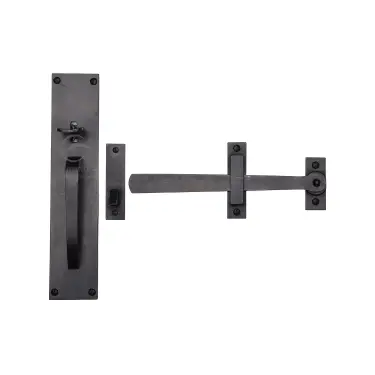 Click Here To Enlarge This Photo Of RDB571 M&period;Marcus Rustic Dark Bronze Gate Latch