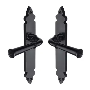 Click Here To Enlarge This Photo Of RDB5810 M&period;Marcus Rustic Dark Bronze Door Handle Lever Latch Ludlow Design