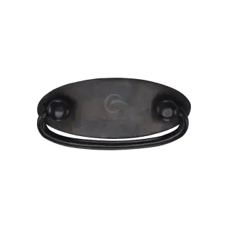 RDB6266 M&period;Marcus Rustic Dark Bronze Oval Drop Pull