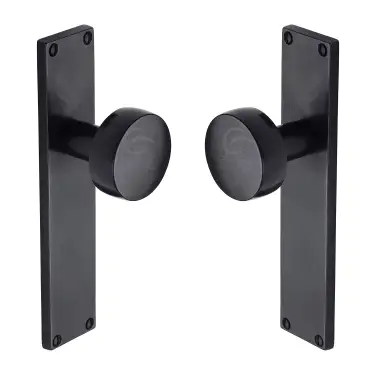 Click Here To Enlarge This Photo Of RDB88010 M&period;Marcus Rustic Dark Bronze Door Mortice Knob Lever Latch Olympic Design