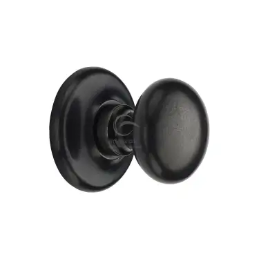 Click Here To Enlarge This Photo Of RDB901 M&period;Marcus Rustic Dark Bronze Round Centre Door Knob 3"