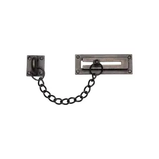 RPW108 M&period;Marcus Rustic Pewter Door Chain