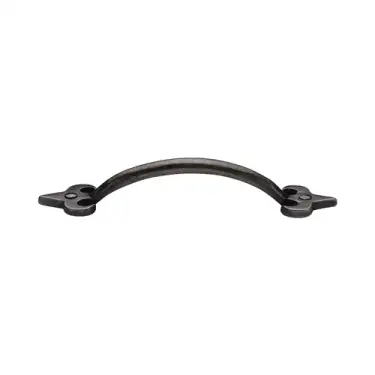 Click Here To Enlarge This Photo Of RPW1092 158 M&period;Marcus Rustic Pewter Cabinet Pull Fleur-de-lys Design 158mm