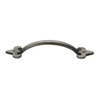 RPW1092 203 M&period;Marcus Rustic Pewter Cabinet Pull Fleur-de-lys Design 203mm