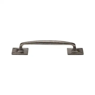 Click Here To Enlarge This Photo Of RPW1150 305 M&period;Marcus Rustic Pewter Door Pull Handle Cranked 12"